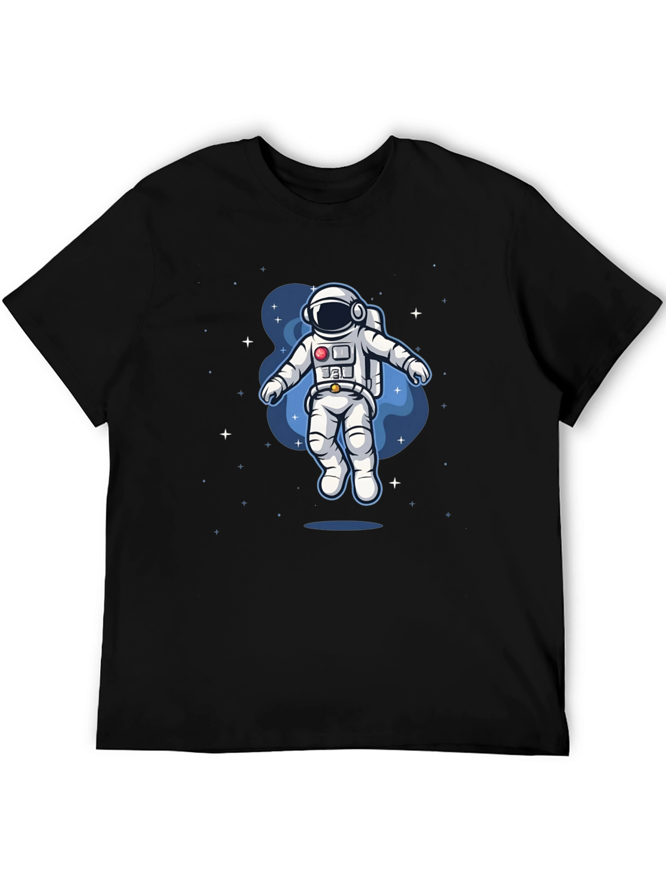 Astronaut Space Graphic Tee - Black