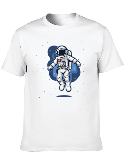 Astronaut Space Graphic Tee - Black