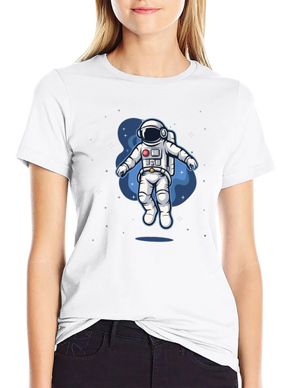 Astronaut Space Graphic Tee - Black