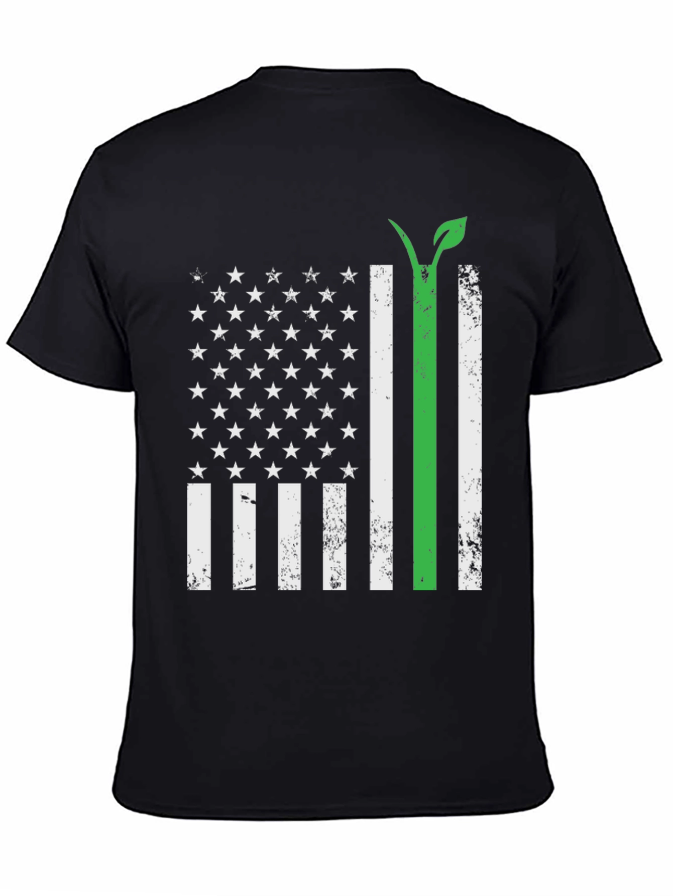 Vegan USA Flag T-Shirt
