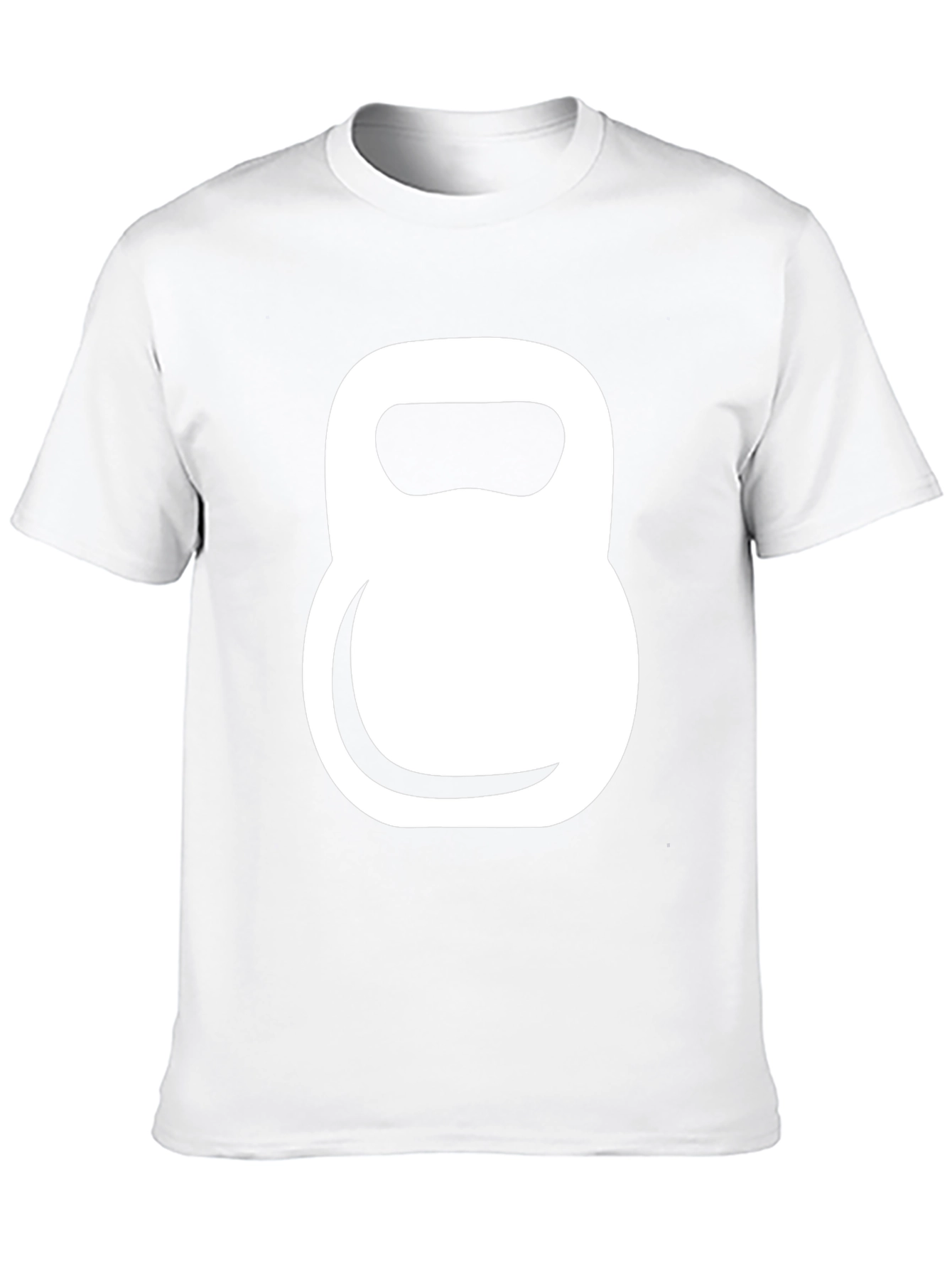 Kettlebell Graphic Tee - Black Cotton Gym Shirt