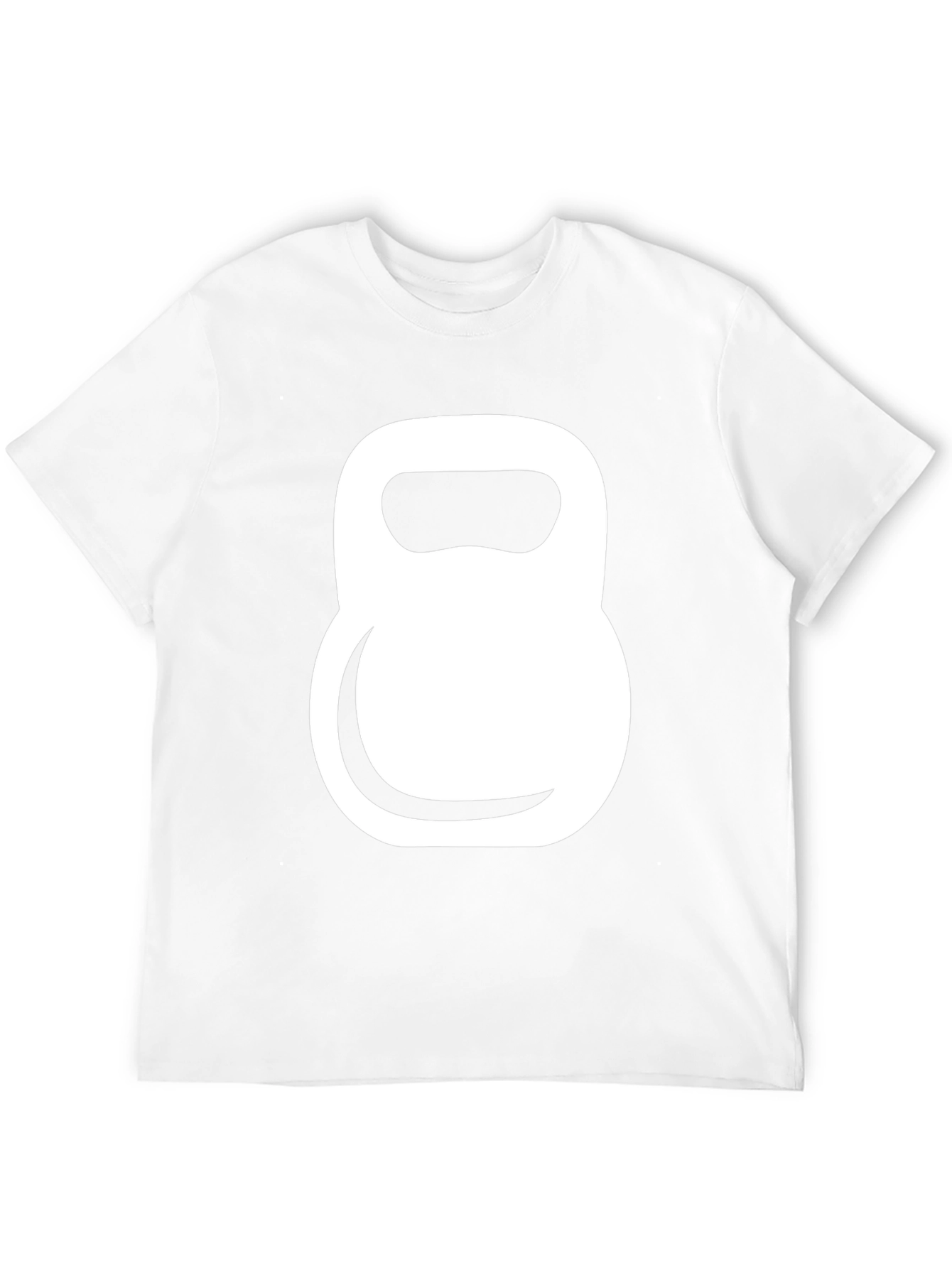 Kettlebell Graphic Tee - Black Cotton Gym Shirt