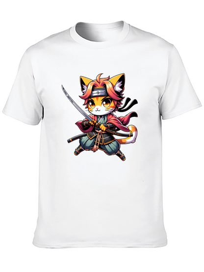 Ninja Cat T-Shirt - Black