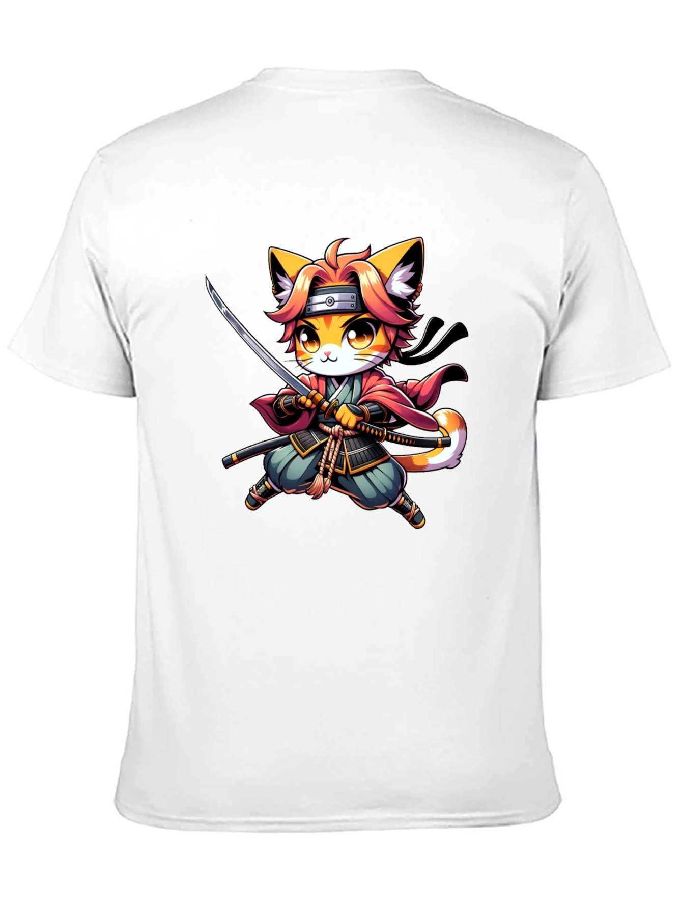 Ninja Cat T-Shirt - Black