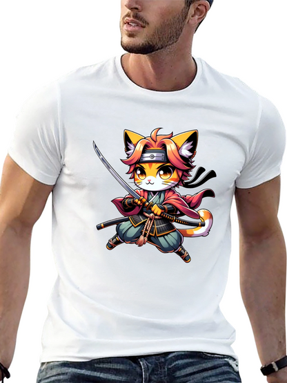 Ninja Cat T-Shirt - Black