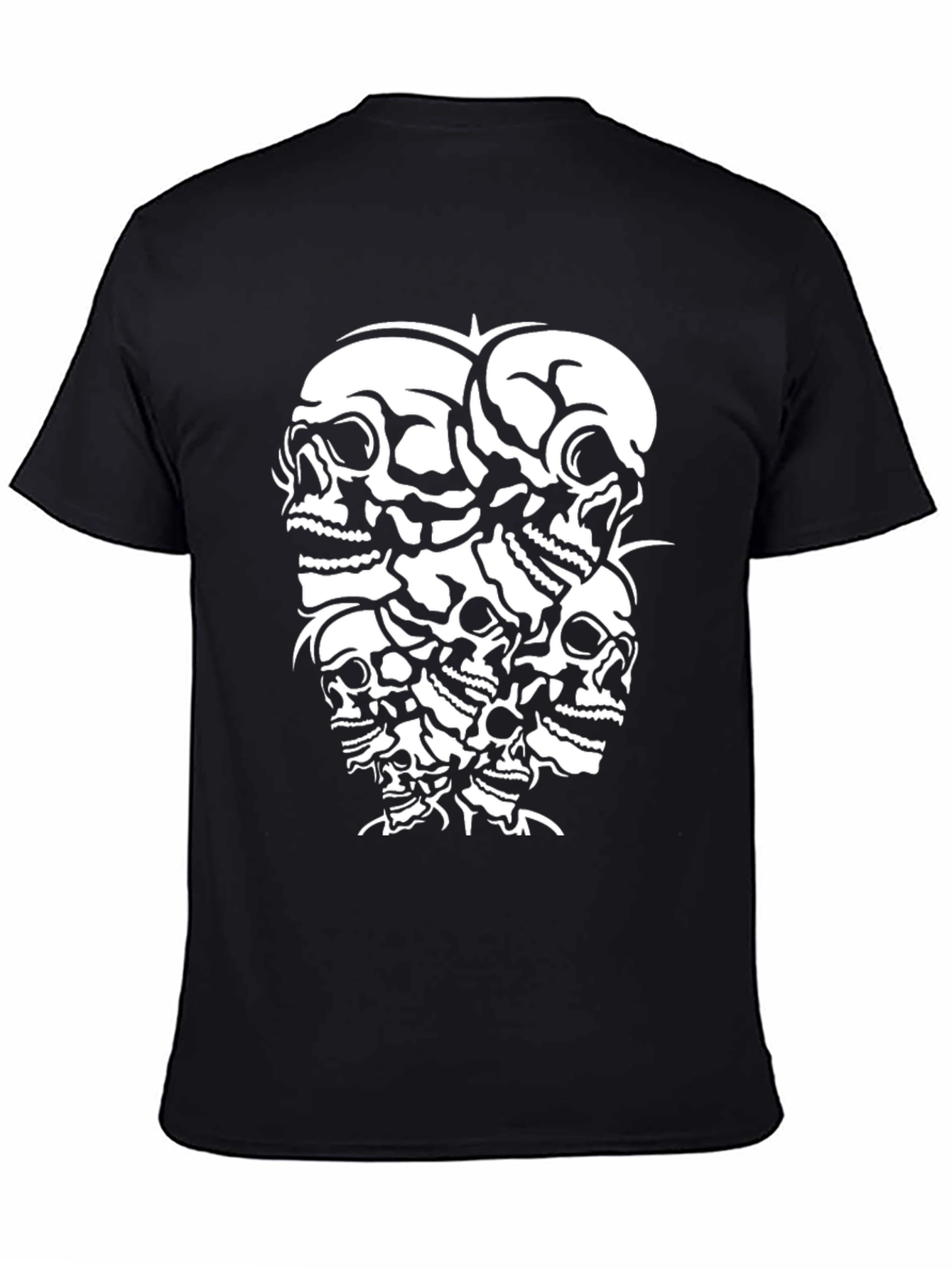 Skull Pile Graphic Tee - Black T-Shirt