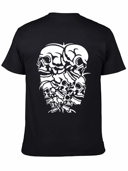 Skull Pile Graphic Tee - Black T-Shirt
