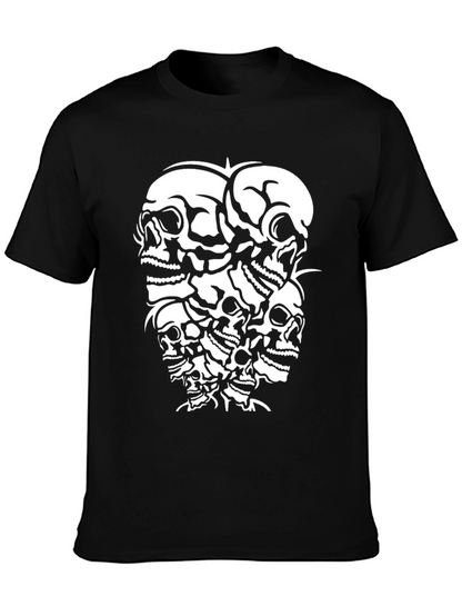 Skull Pile Graphic Tee - Black T-Shirt