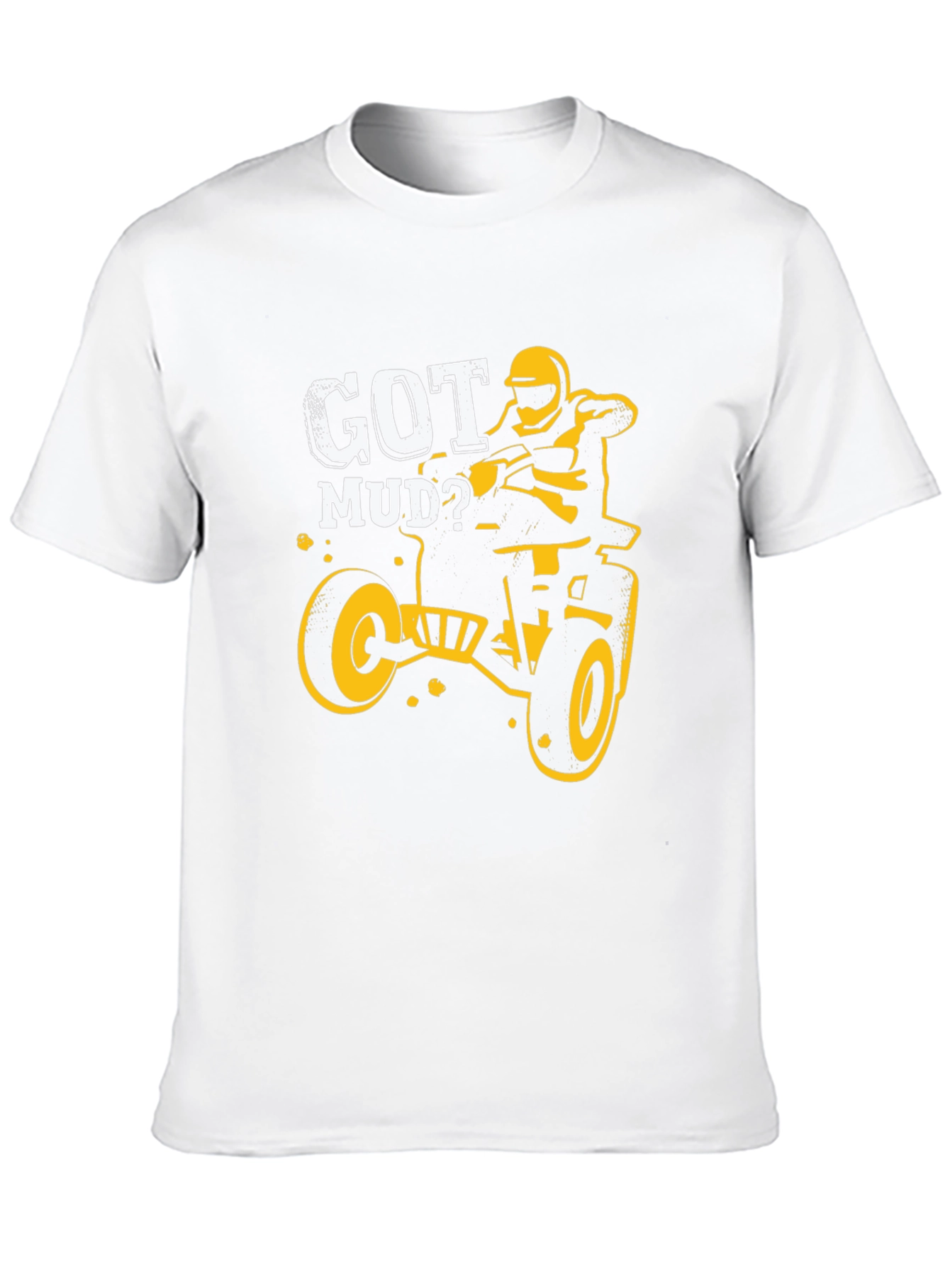 Got Mud? Black Graphic T-Shirt - ATV Rider Design
