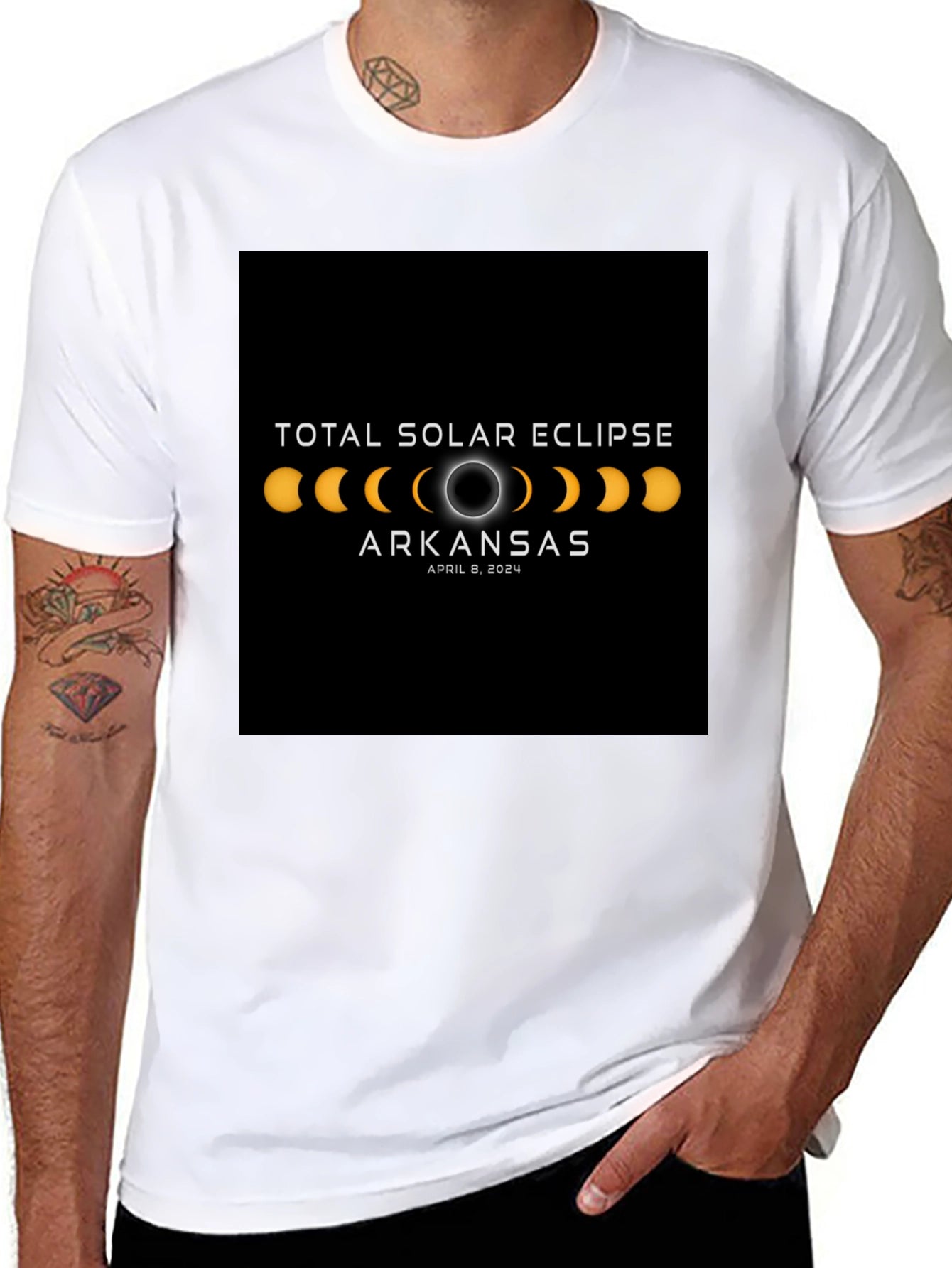 Total Solar Eclipse Arkansas 2024 T-Shirt
