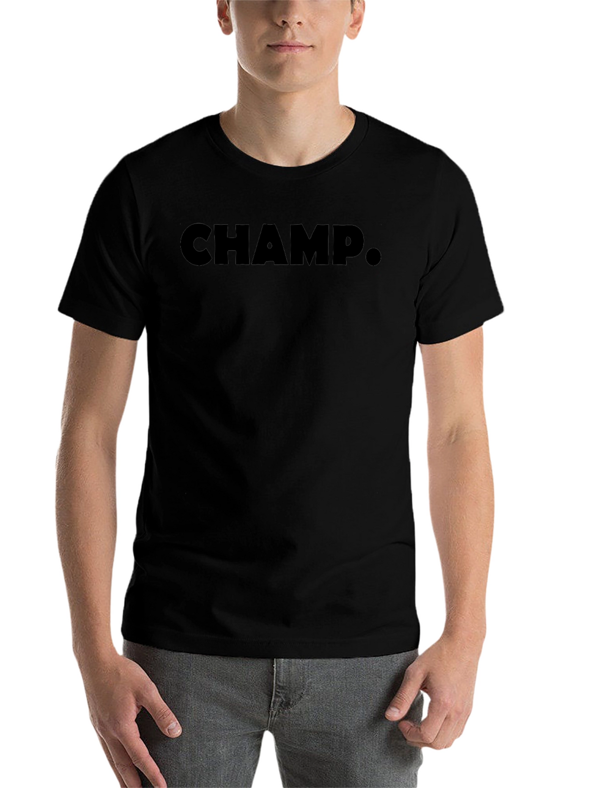 CHAMP. Graphic Tee - Bold Minimalist Design