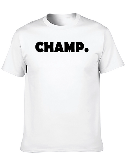 CHAMP. Graphic Tee - Bold Minimalist Design