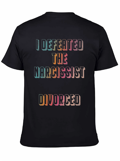 Defeated The Narcissist Divorced T-Shirt