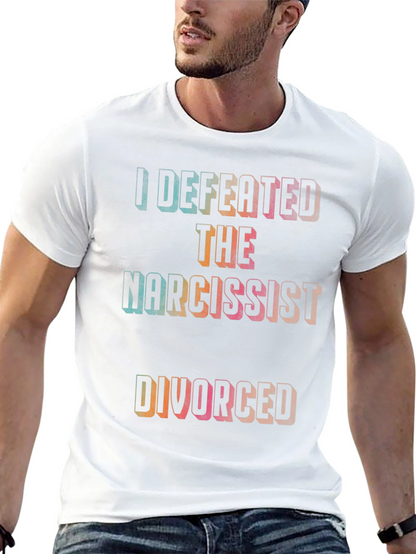 Defeated The Narcissist Divorced T-Shirt