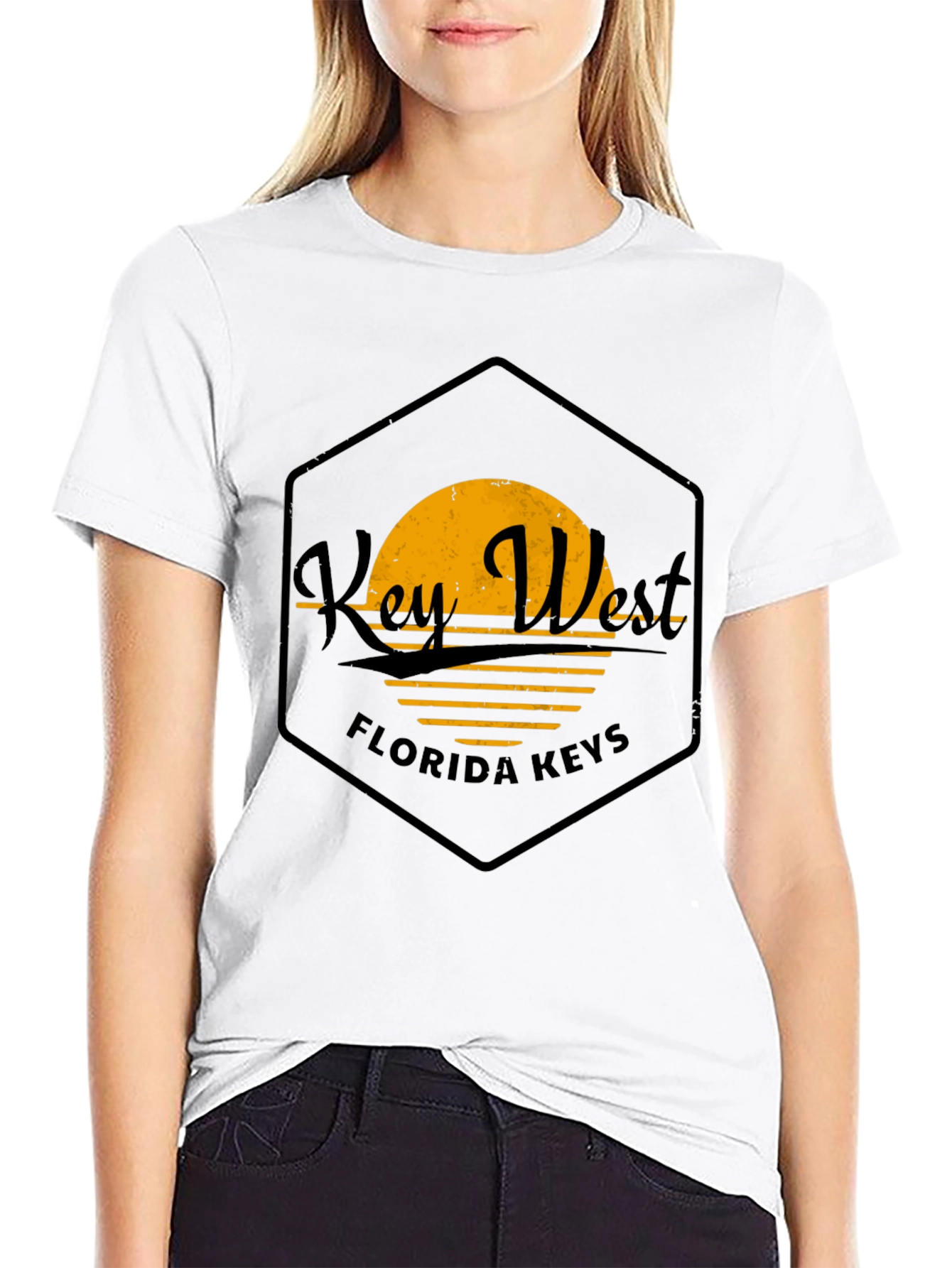 Key West Florida Keys Black T-Shirt