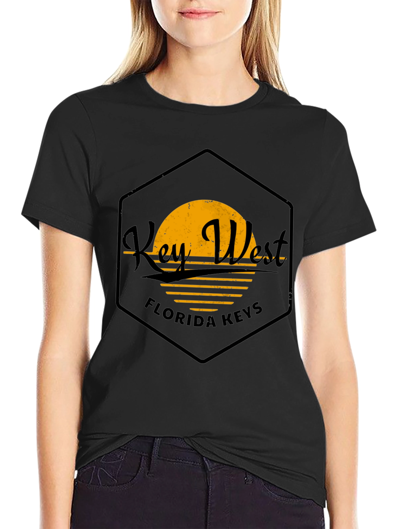 Key West Florida Keys Black T-Shirt