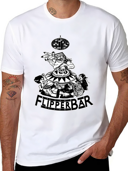 Flipperbar Black Graphic Tee
