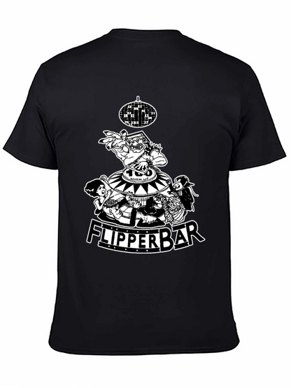 Flipperbar Black Graphic Tee