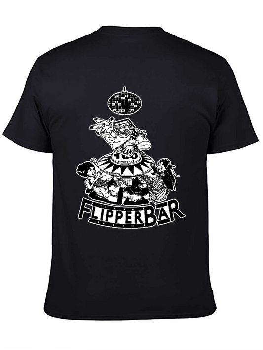 Flipperbar Black Graphic Tee
