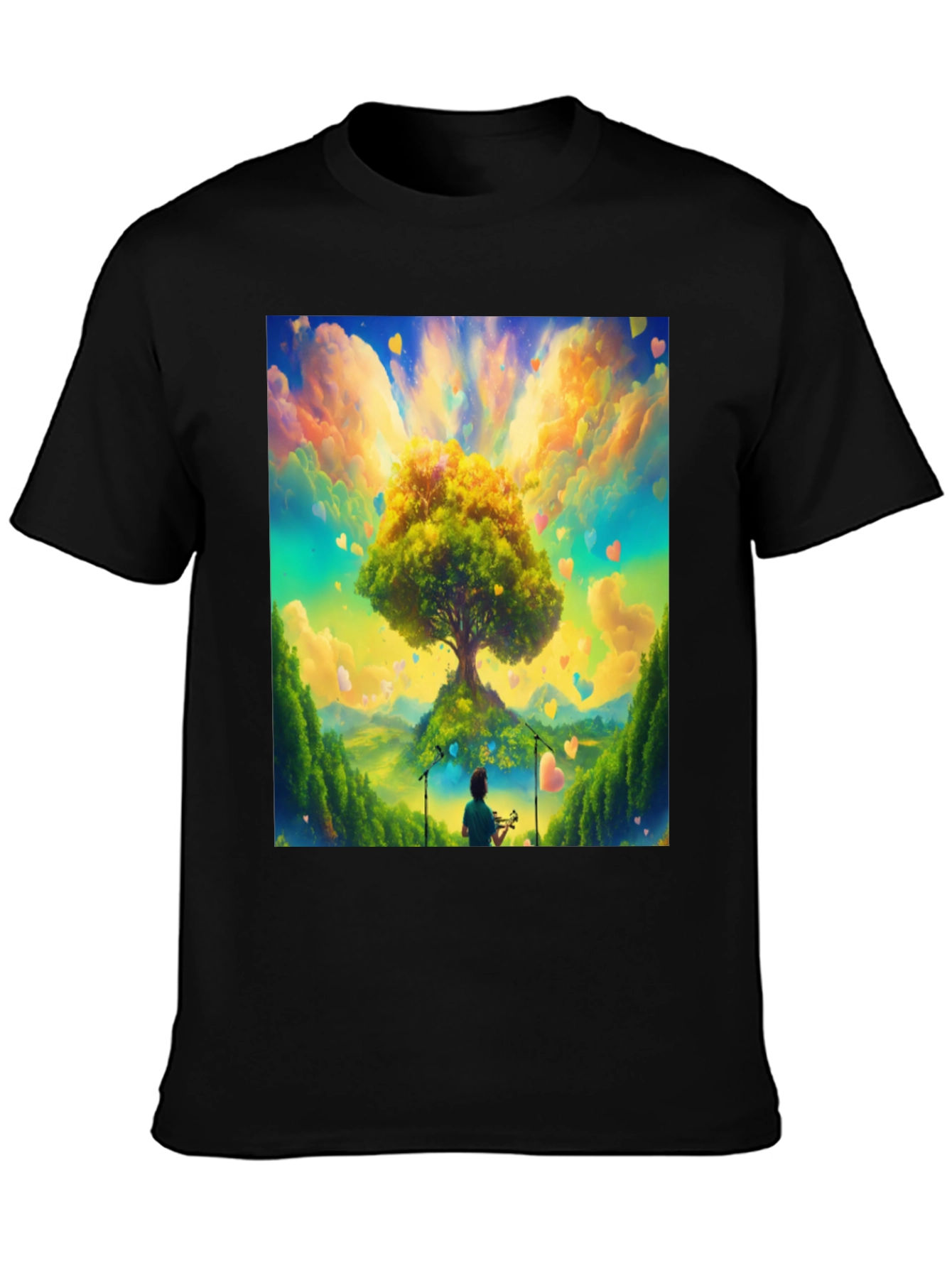 Natures Harmony Tee - Heart Tree Design