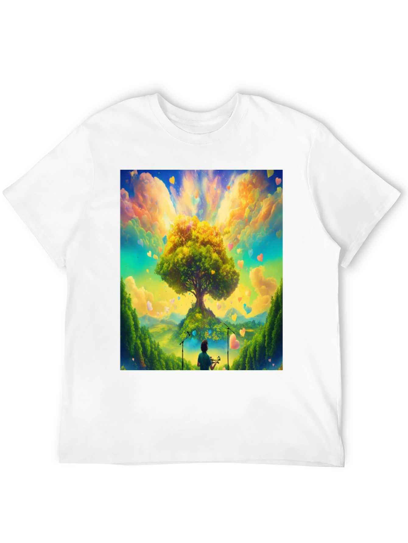 Natures Harmony Tee - Heart Tree Design