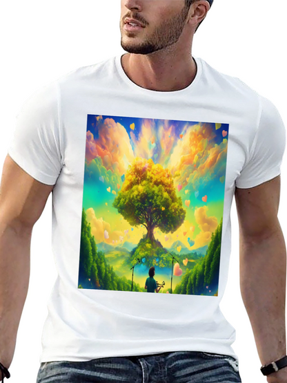 Natures Harmony Tee - Heart Tree Design