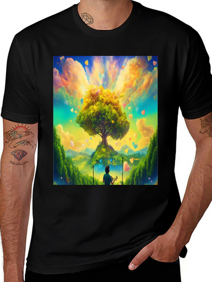Natures Harmony Tee - Heart Tree Design