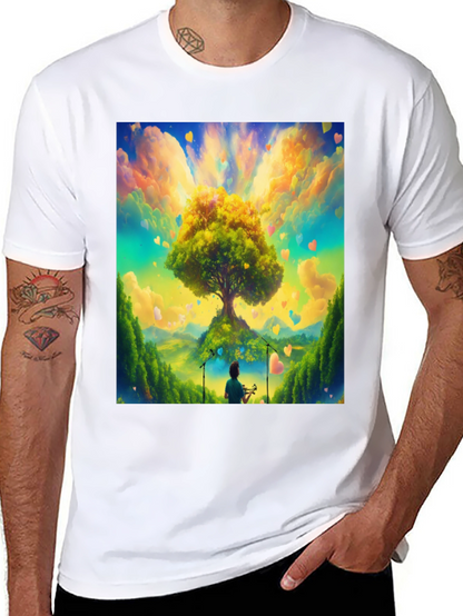 Natures Harmony Tee - Heart Tree Design