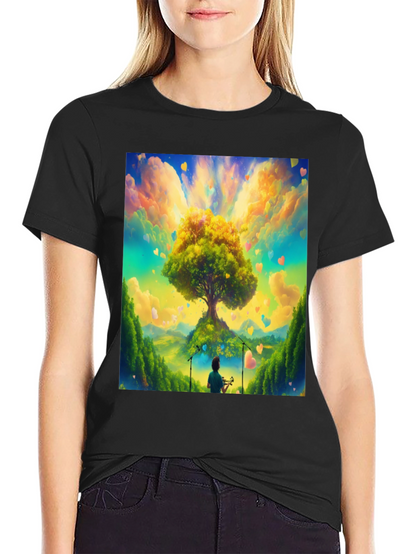 Natures Harmony Tee - Heart Tree Design