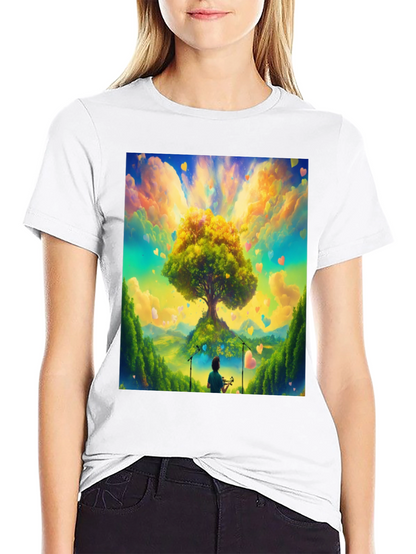 Natures Harmony Tee - Heart Tree Design