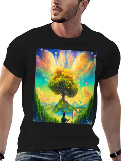 Natures Harmony Tee - Heart Tree Design