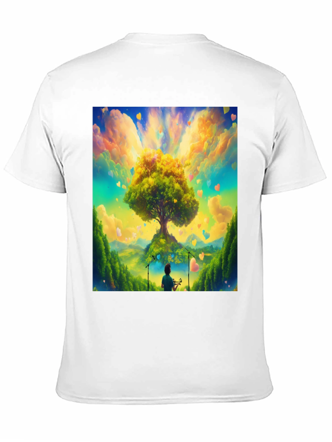 Natures Harmony Tee - Heart Tree Design