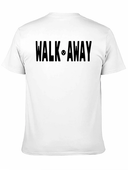 Walk Away T-Shirt - Black Graphic Tee