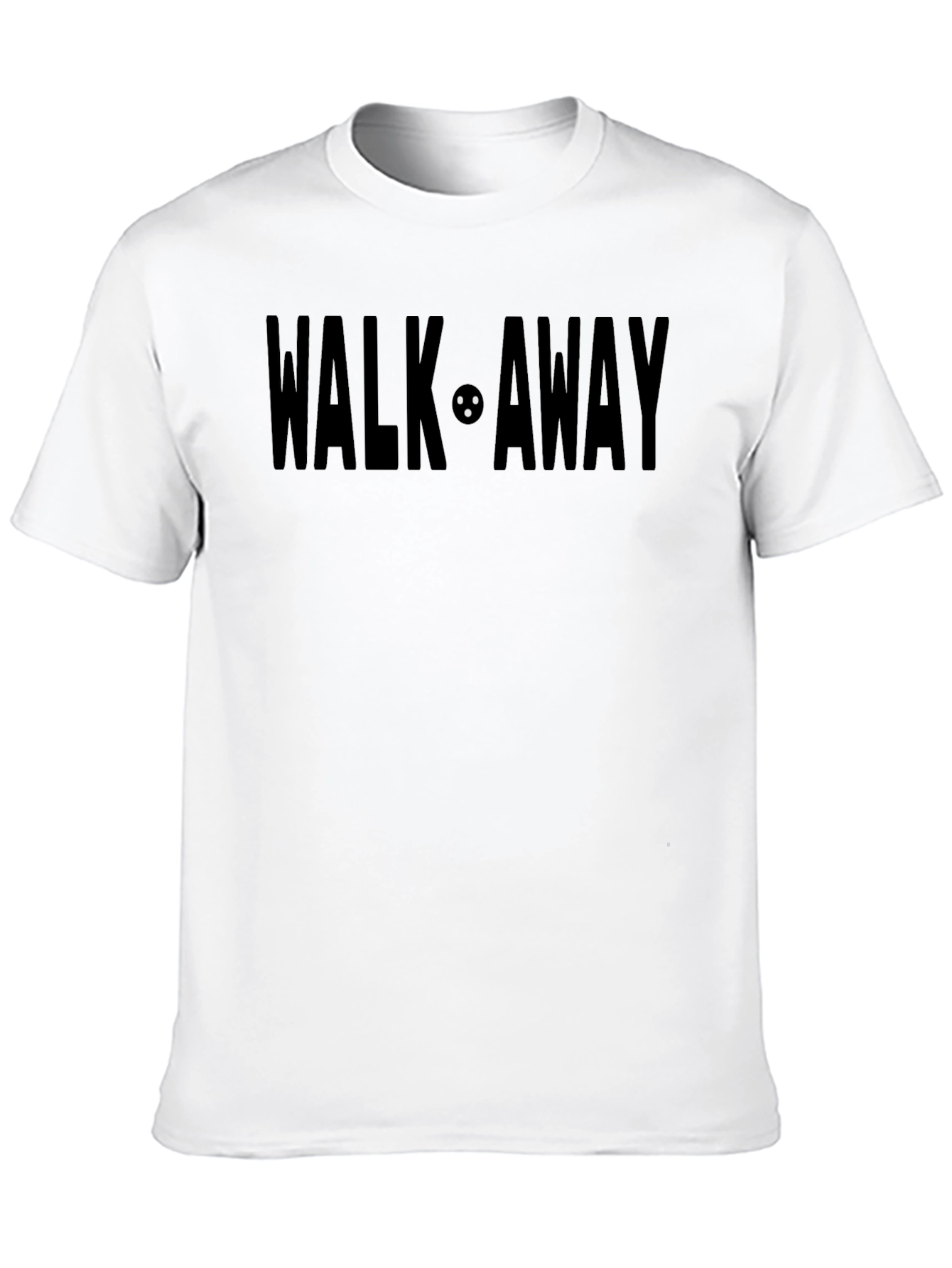 Walk Away T-Shirt - Black Graphic Tee