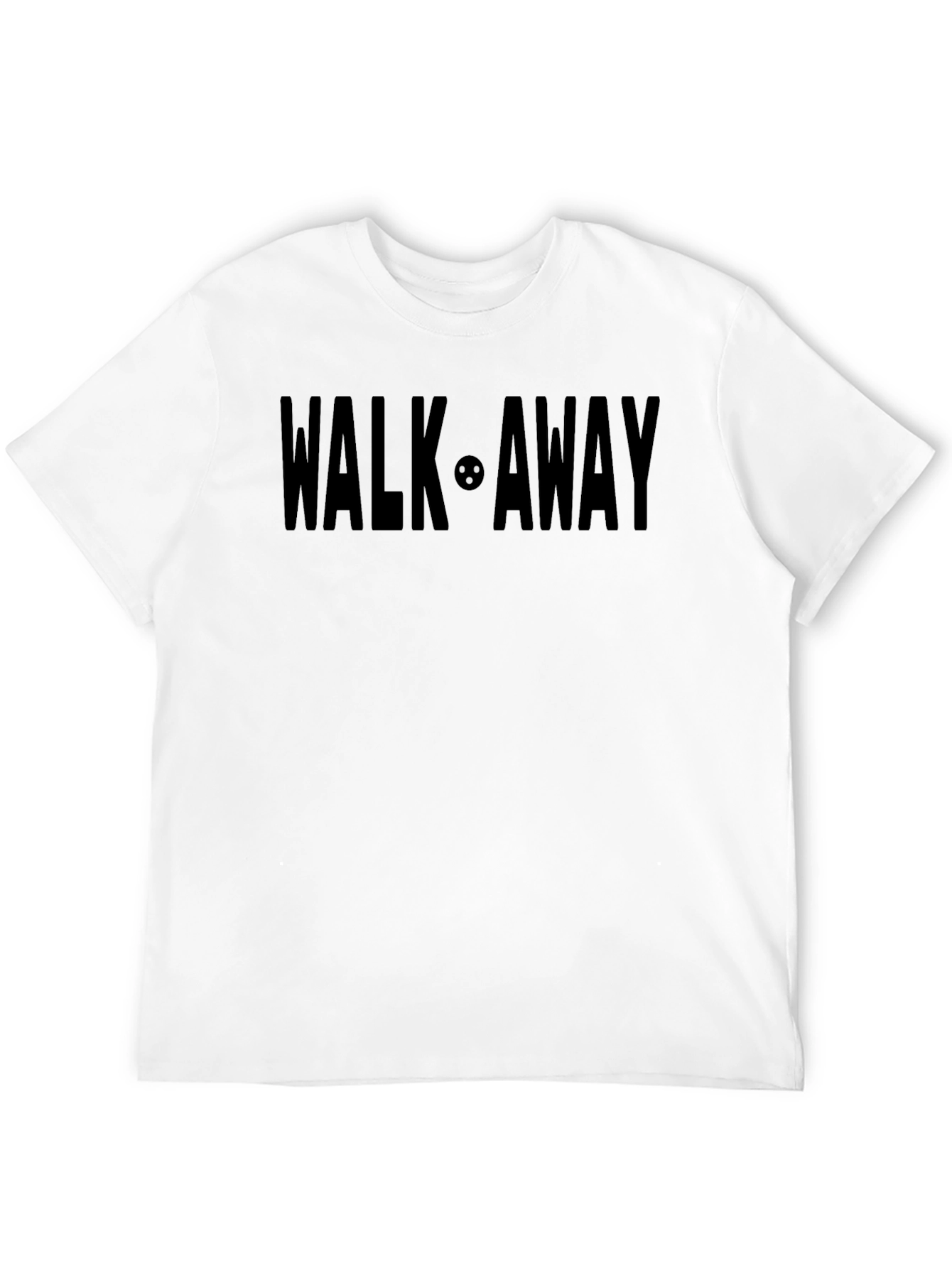 Walk Away T-Shirt - Black Graphic Tee