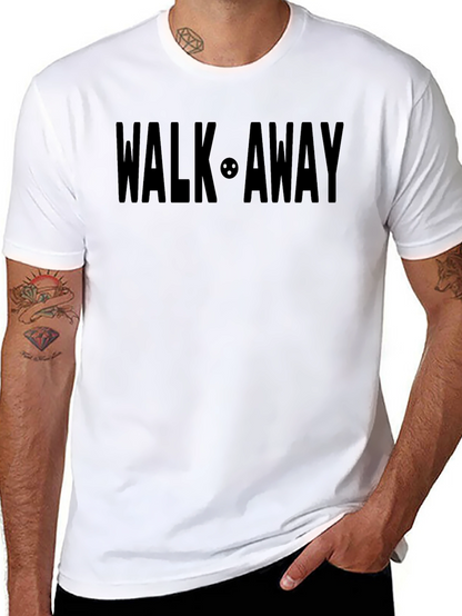 Walk Away T-Shirt - Black Graphic Tee