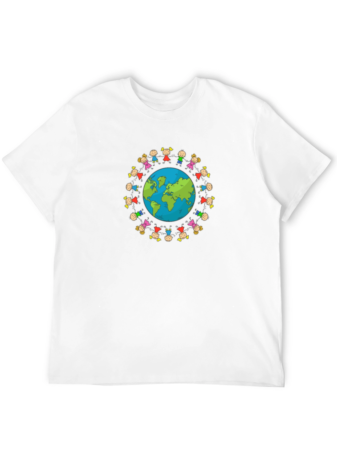 Unisex Black T-Shirt with Global Unity Graphic