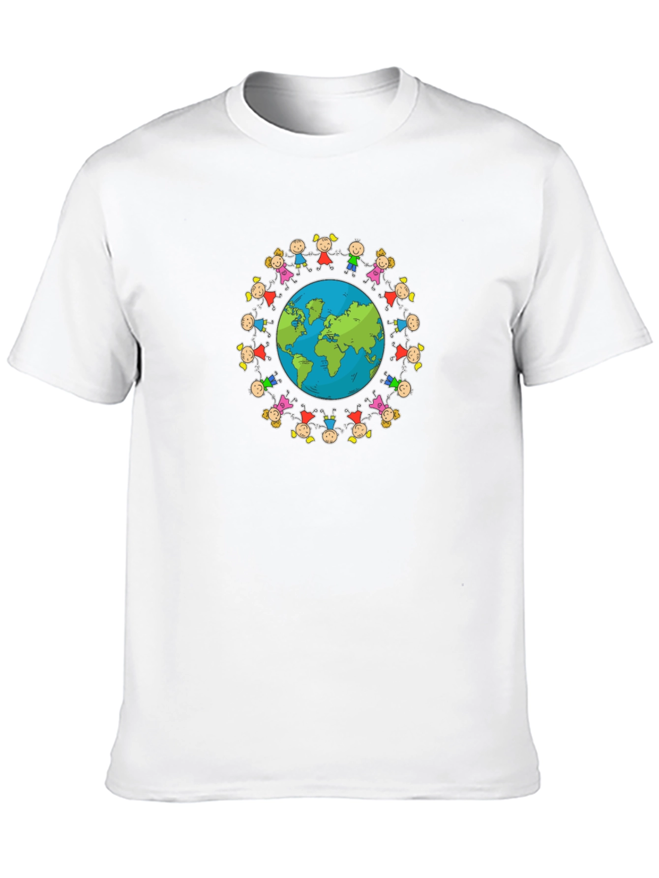 Unisex Black T-Shirt with Global Unity Graphic