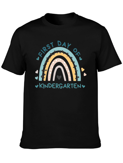 First Day of Kindergarten Rainbow T-Shirt