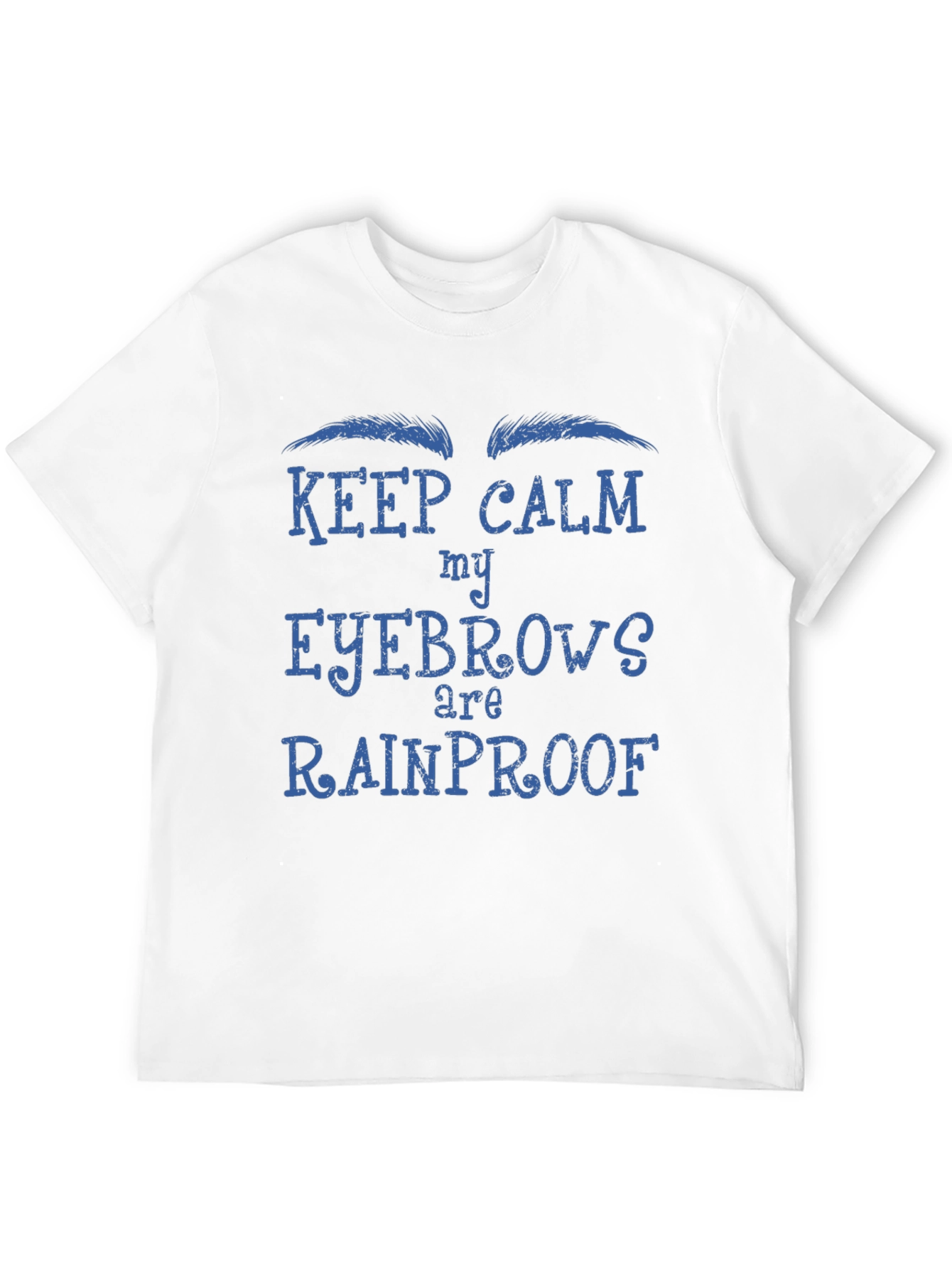 Keep Calm My Eyebrows Are Rainproof T-Shirt