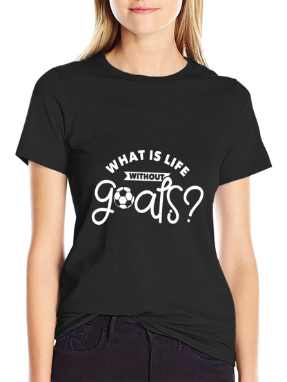 Soccer Goals T-Shirt - Black Graphic Tee