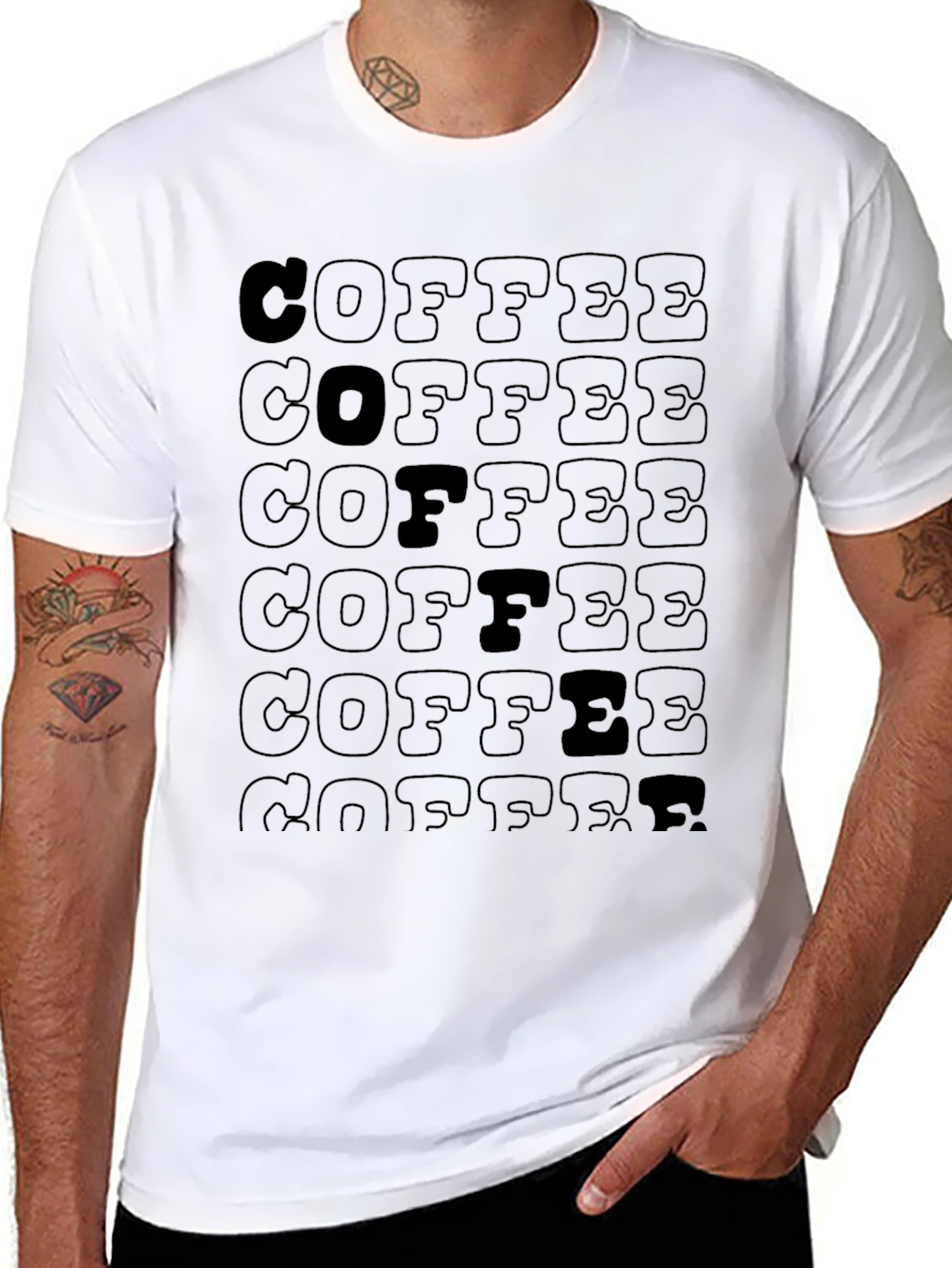 Coffee Lover T-Shirt - Retro Design