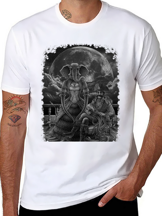 Steampunk Elephant & Captain T-Shirt