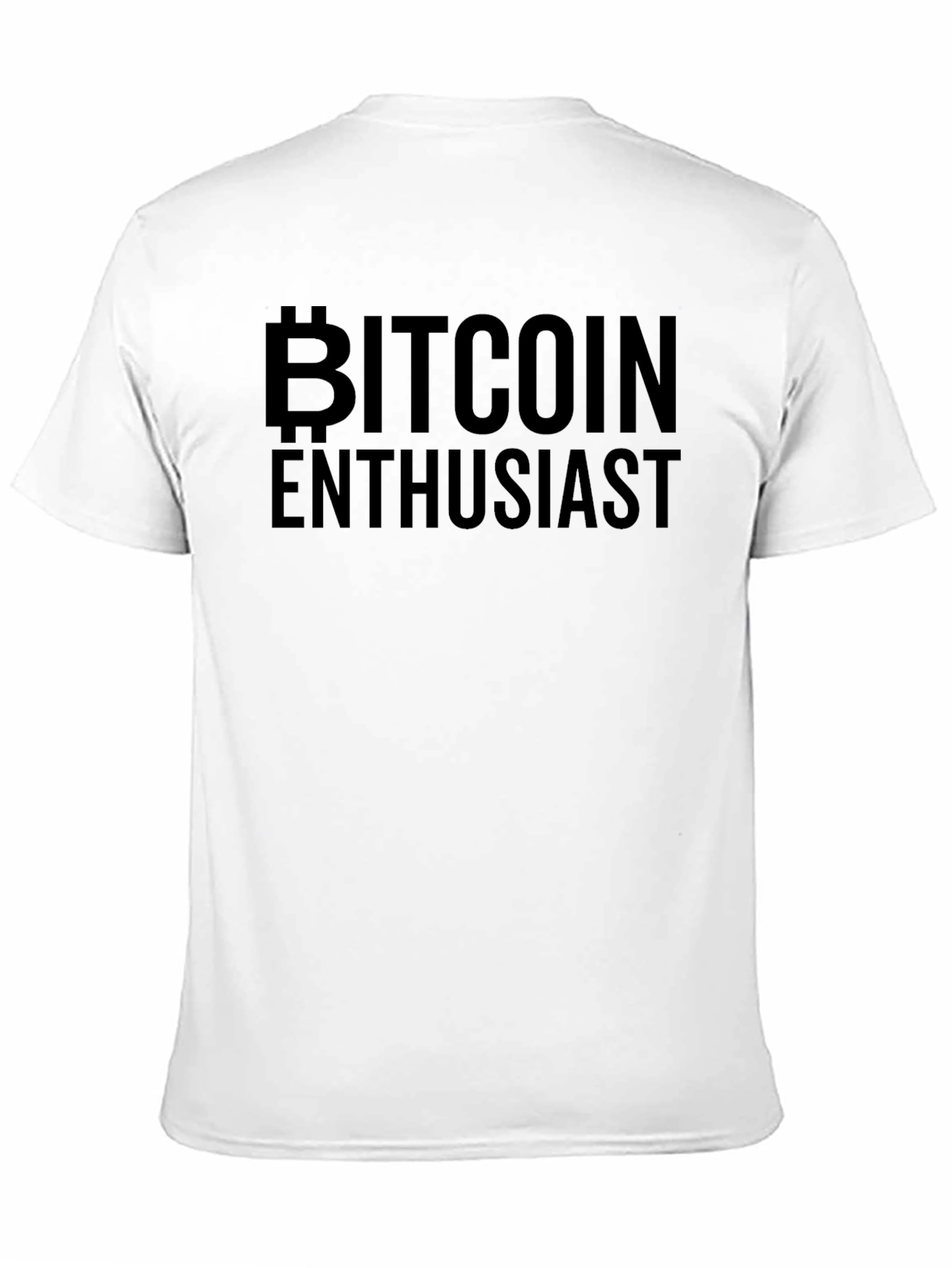 Bitcoin Enthusiast Black T-Shirt - Crypto Currency Tee