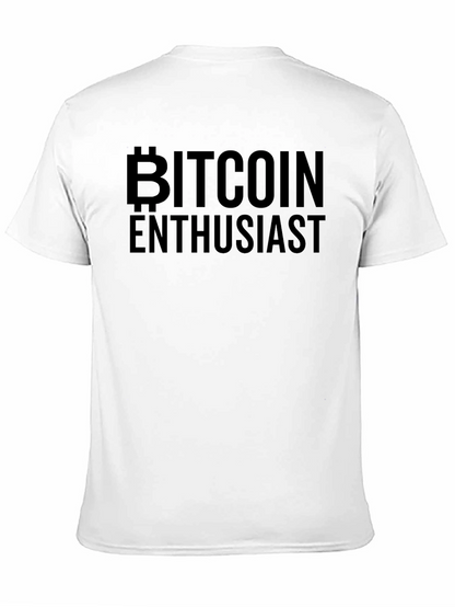 Bitcoin Enthusiast Black T-Shirt - Crypto Currency Tee