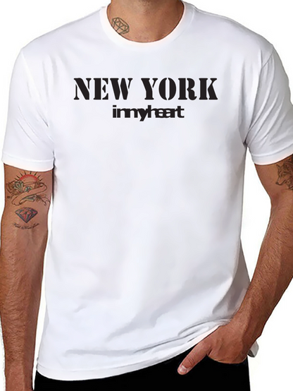 New York in My Heart Black T-Shirt