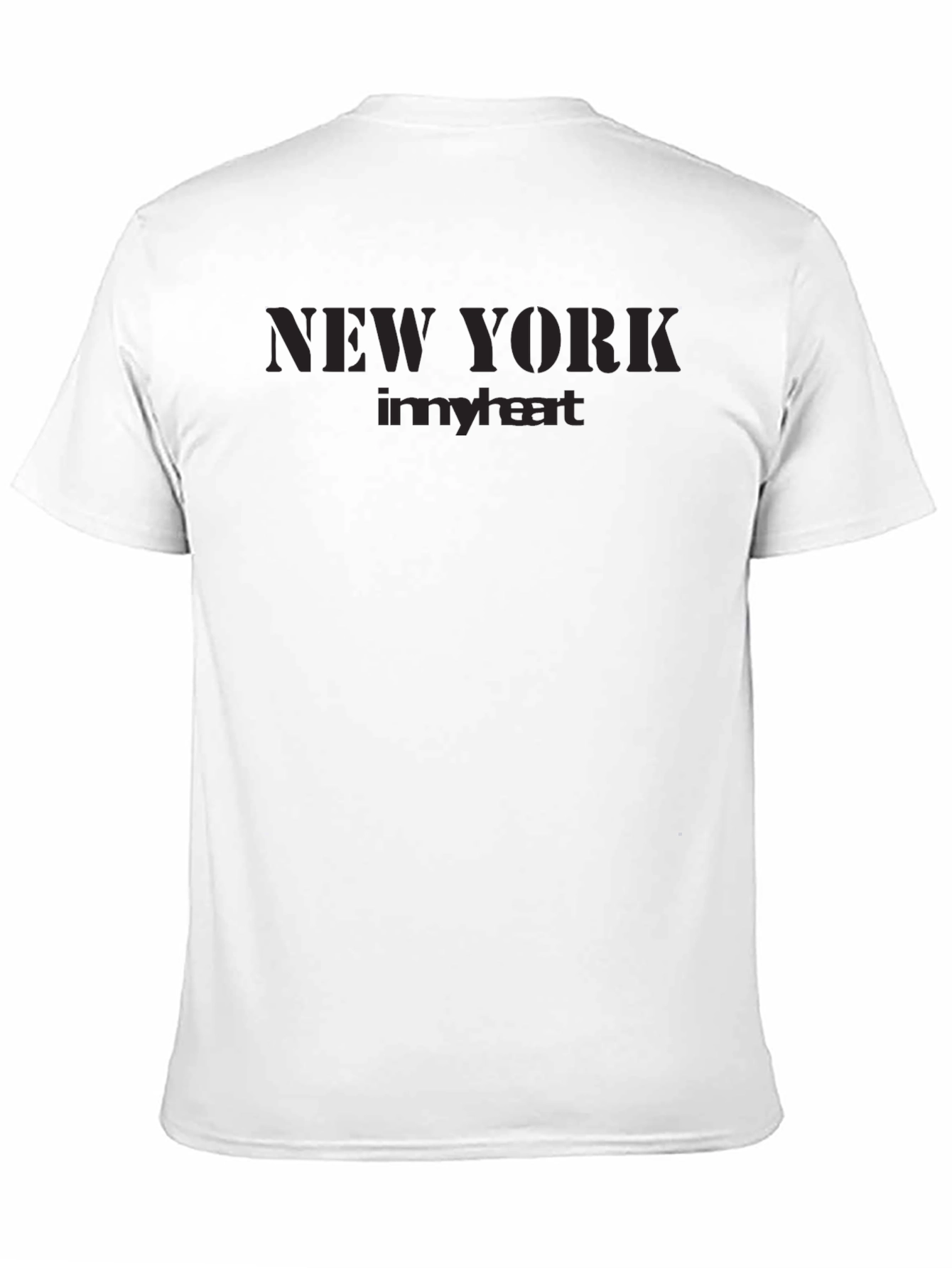 New York in My Heart Black T-Shirt
