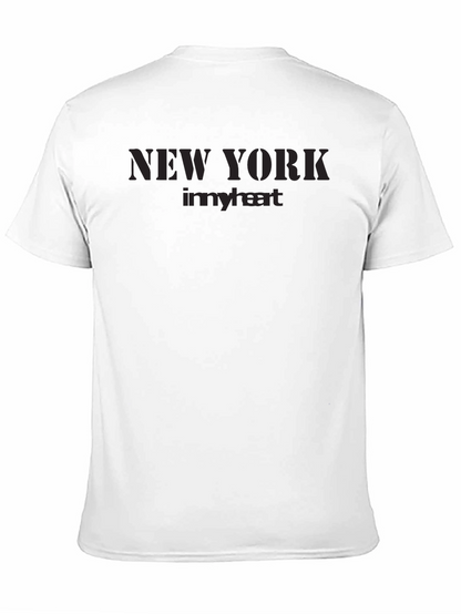 New York in My Heart Black T-Shirt