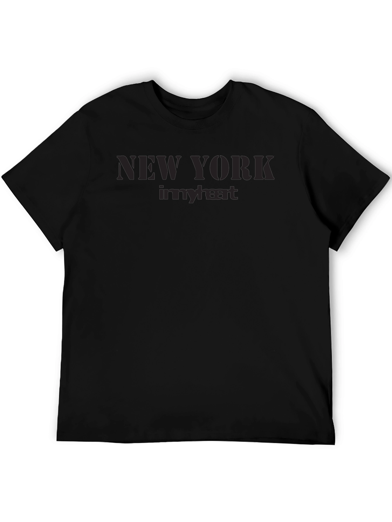 New York in My Heart Black T-Shirt
