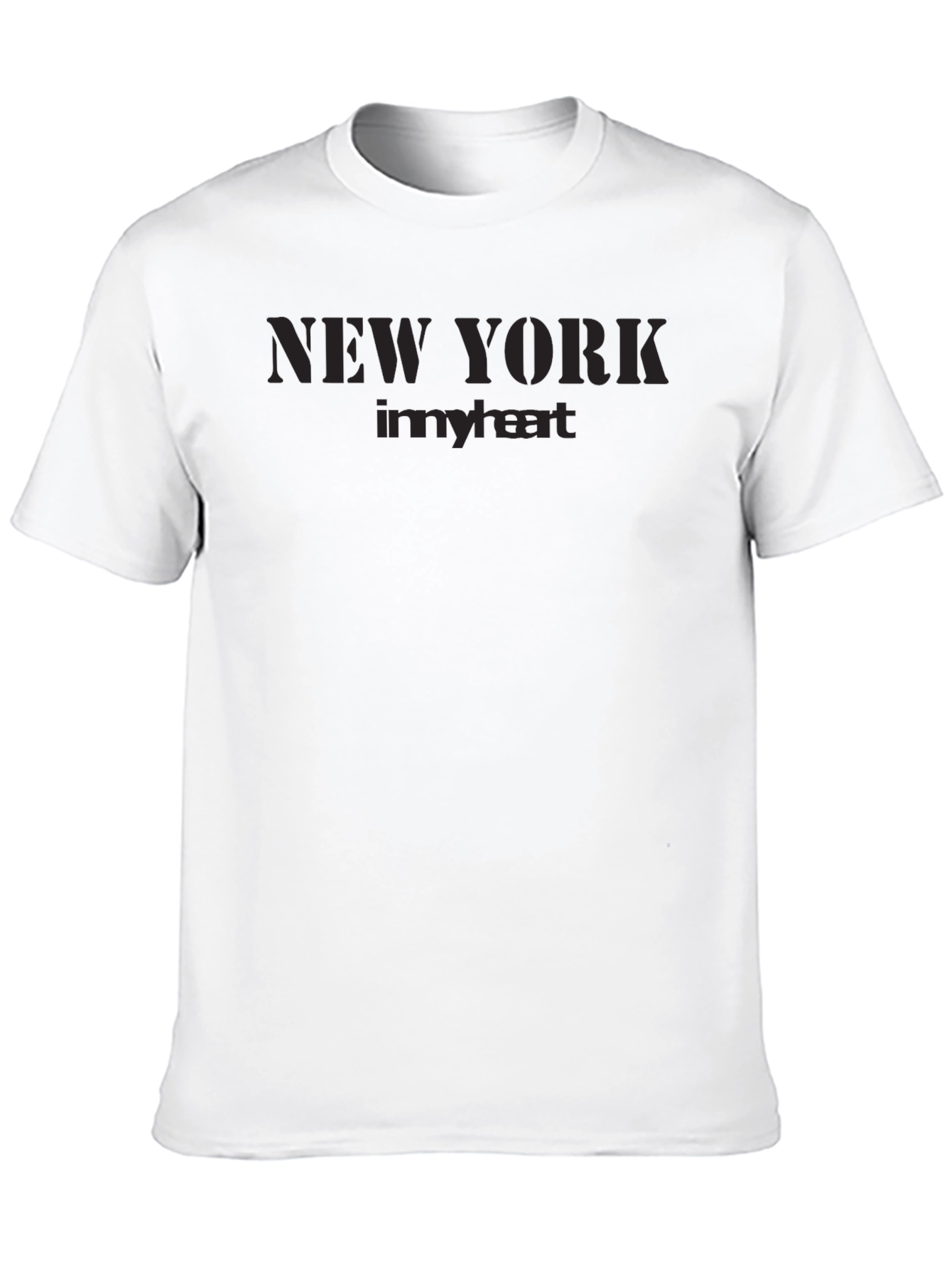 New York in My Heart Black T-Shirt